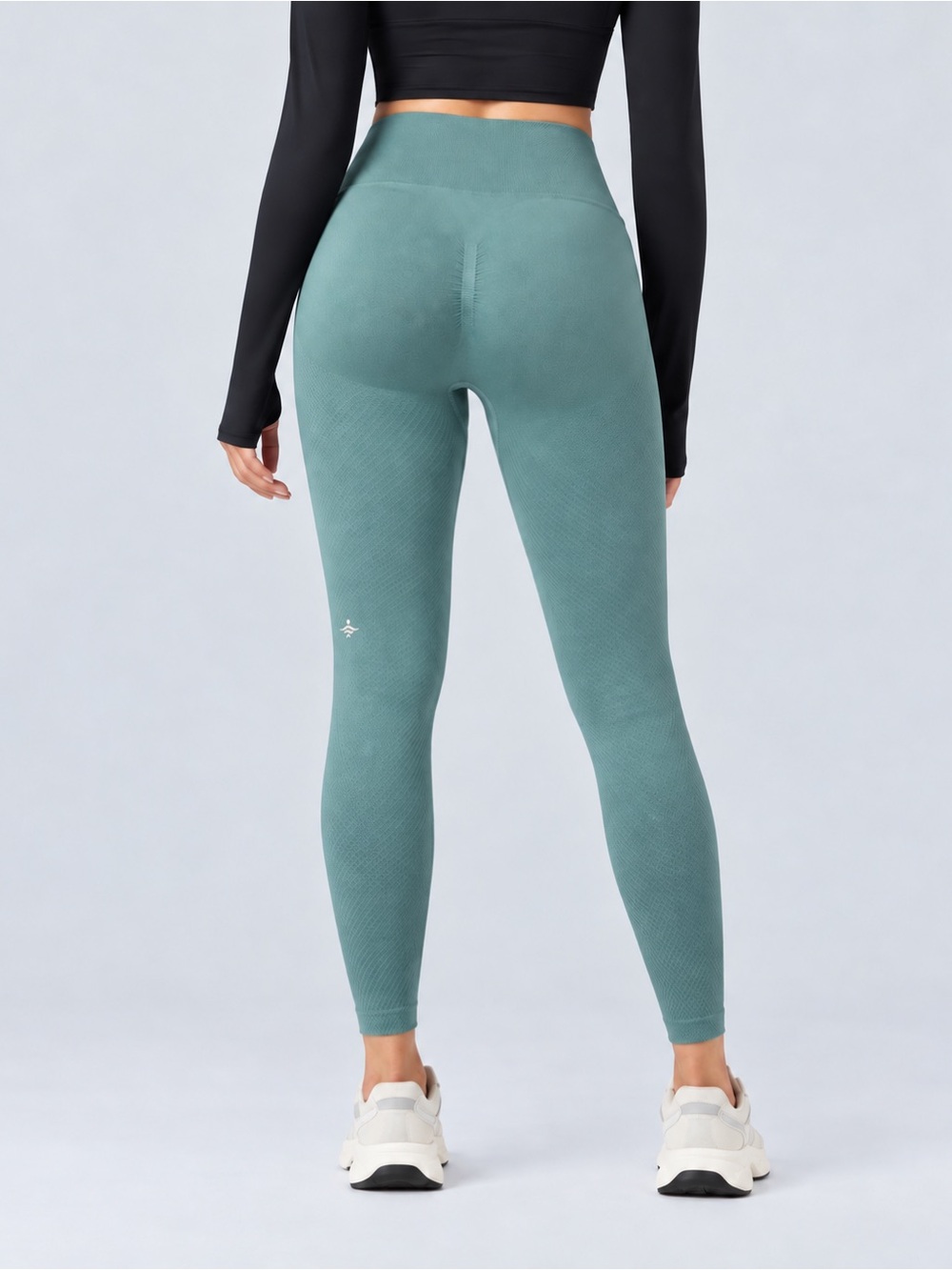 Halara OneForm Seamless Flow Butt Lifting 7/8 Leggings Oil Blue XL